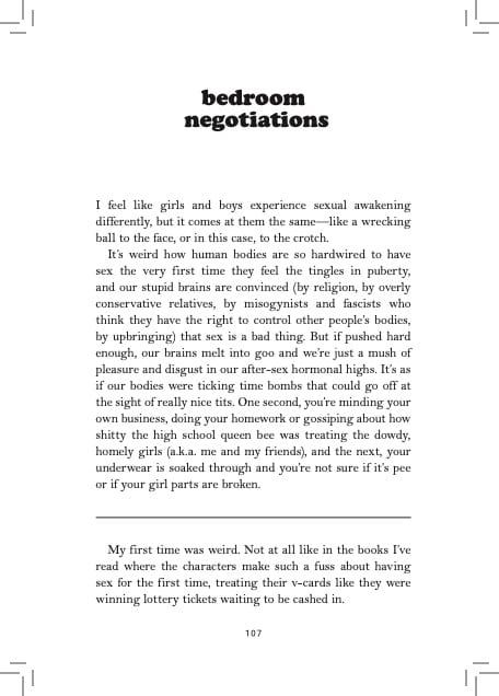 "Bedroom Negotiations" essay excerpt from 'Some Days I Wish I Was A Cat' by Mica De Leon